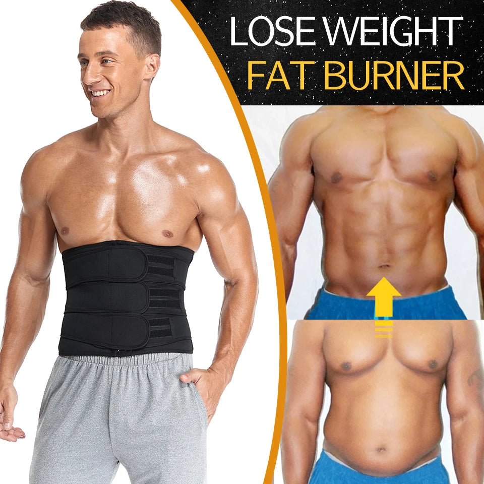 Men’s Waist Trainer – Slimming Belt, Sweat Trimmer & Workout Support