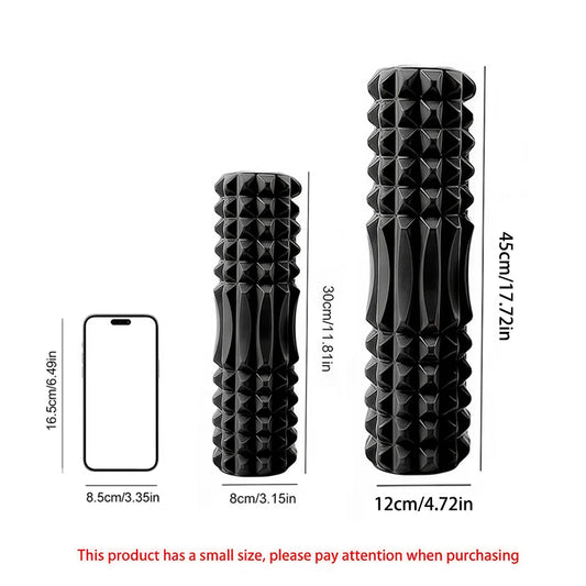 Foam Massage Roller (30/45cm) – Deep Tissue Muscle Relief for Fitness, Physiotherapy & Sports Recovery