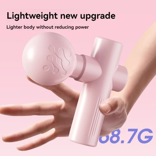 Mini USB Massage Gun – Portable Deep Tissue Muscle Massager for Recovery & Pain Relief