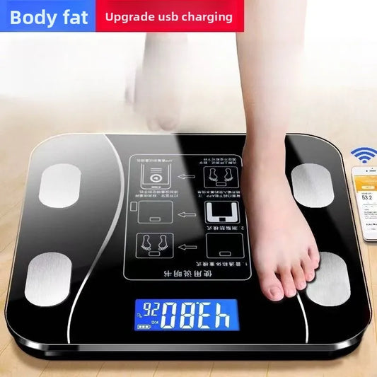 Smart Body Fat Scale with Bluetooth & Precision Tracking