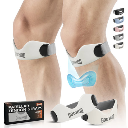Silicone Patellar Tendon Support Strap for Knee Pain Relief