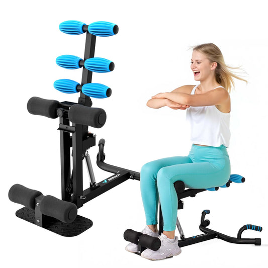 MERACH Deep Squat Machine – Adjustable Glute & Leg Trainer for Full Body Home Workouts
