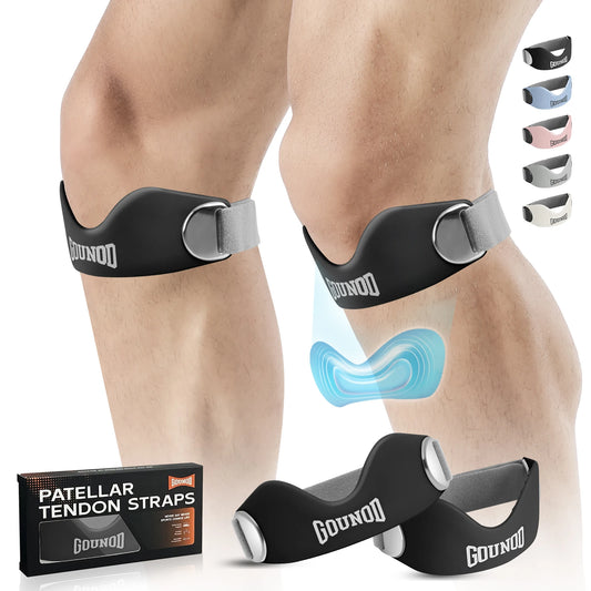 Silicone Patellar Tendon Support Strap for Knee Pain Relief