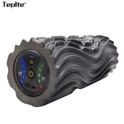 Electric Vibration Foam Roller with 4 Speeds for Deep Tissue Massage
