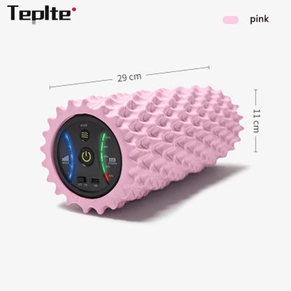 Electric Vibration Foam Roller with 4 Speeds for Deep Tissue Massage