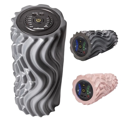 Electric Vibration Foam Roller with 4 Speeds for Deep Tissue Massage