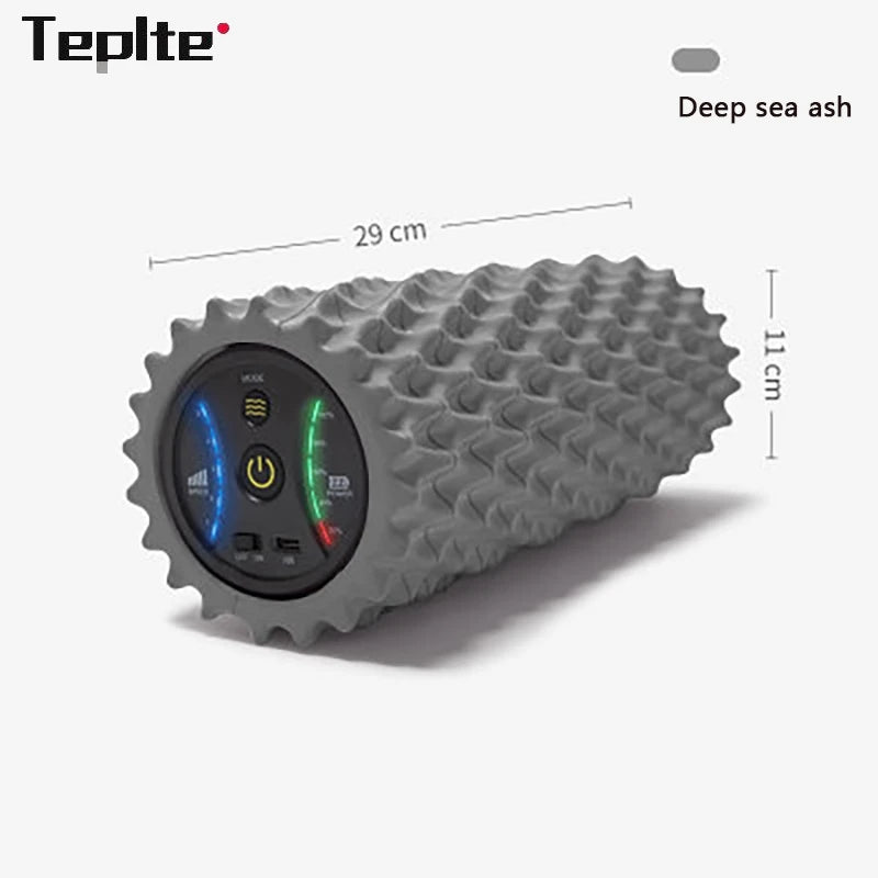 Electric Vibration Foam Roller with 4 Speeds for Deep Tissue Massage
