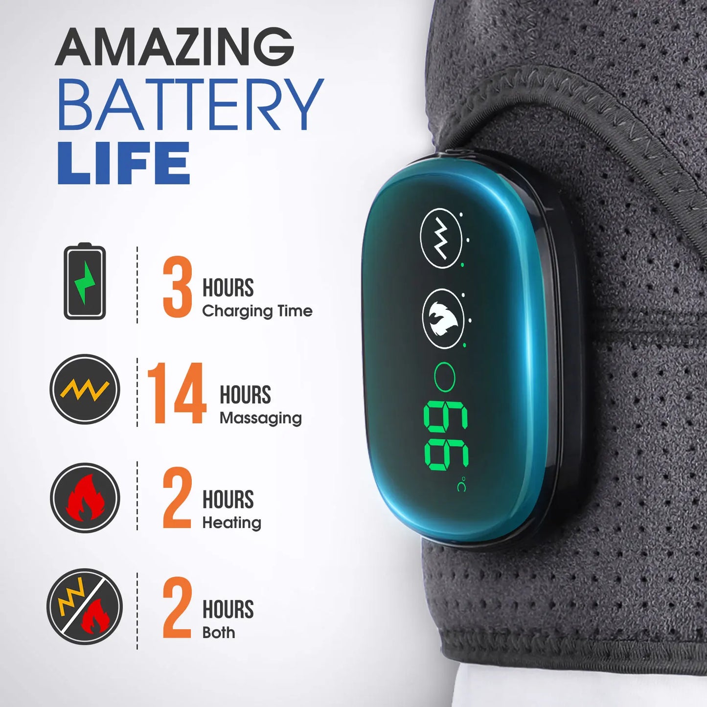 Electric Shoulder Heating Pad Massager – Vibration Therapy Wrap for Pain Relief & Muscle Recovery