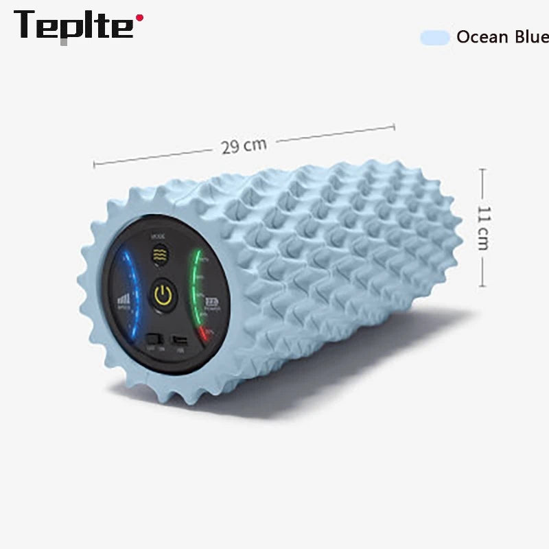 Electric Vibration Foam Roller with 4 Speeds for Deep Tissue Massage