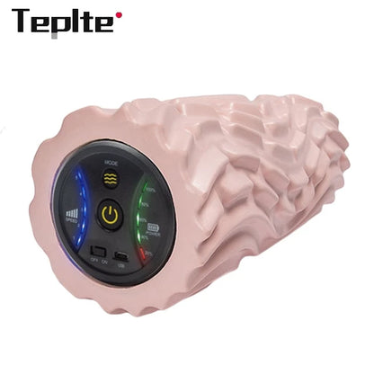 Electric Vibration Foam Roller with 4 Speeds for Deep Tissue Massage