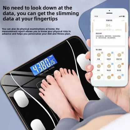 Smart Body Fat Scale with Bluetooth & Precision Tracking
