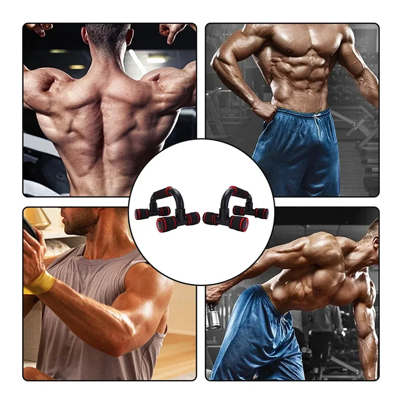 H-shaped push-up bracket auxiliary exercise pectoral muscle