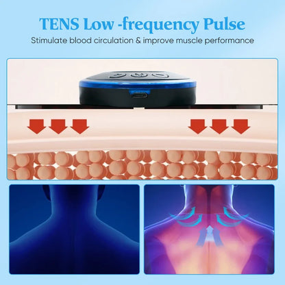 EMS Electric Neck Massager – Low Frequency Muscle Stimulator for Neck, Back & Body Recovery