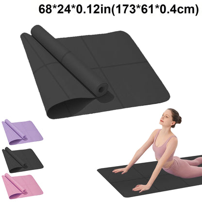 Y4mm EVA Foam Yoga Mat for Fitness & Pilates