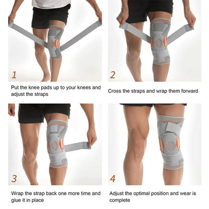 Elastic Knee Support Sleeve for Sports & Fitness