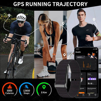 LIGE Smart Fitness Band with Heart Rate & Activity Tracking (iOS/Android)