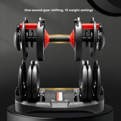 Auto-Locking Adjustable Dumbbell for Full-Body Workouts