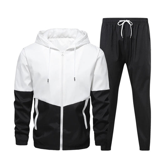 Men’s Sports Tracksuit Set – Breathable Running & Gym Jogger Outfit for Training & Fitness