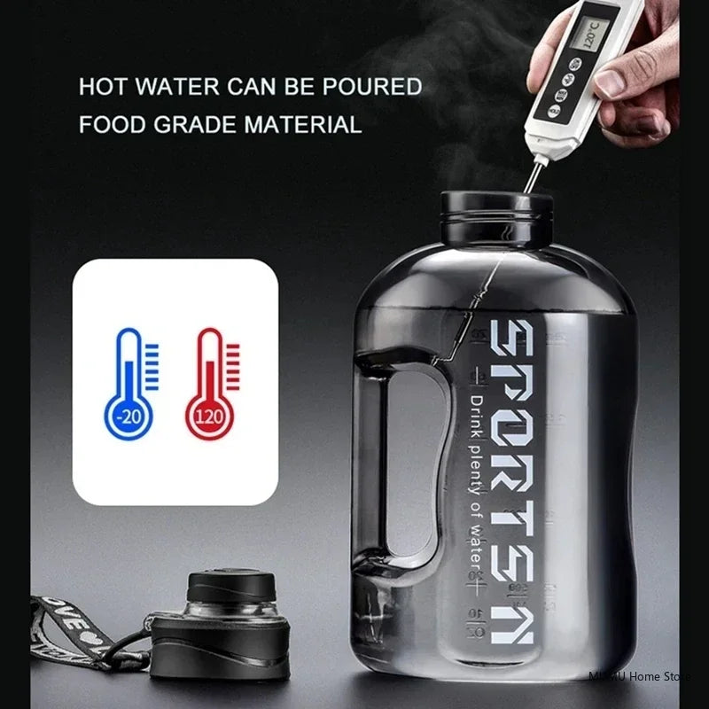 Large Capacity Sports Water Bottle (1.7L–5L) for Gym & Outdoor Use