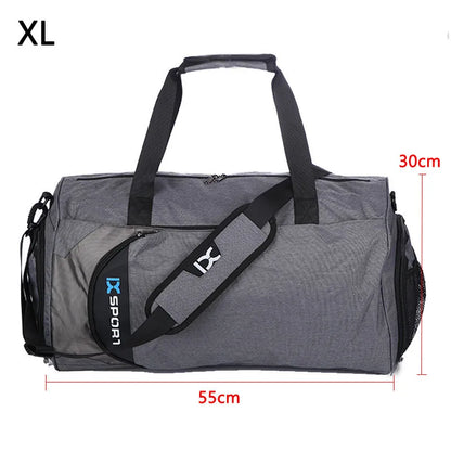 Large Fitness Gym Bag – Wet/Dry Compartments, Shoe Storage, Travel & Workout Duffel