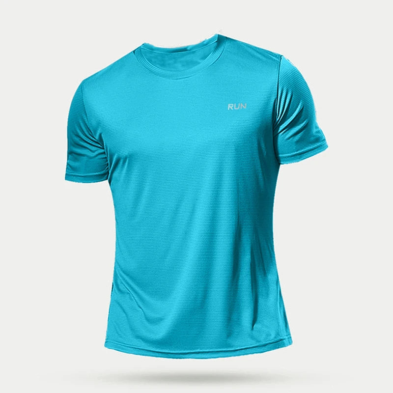 Men’s Oversized Quick-Dry T-Shirt – Gym, Running & Fitness Short Sleeve Top