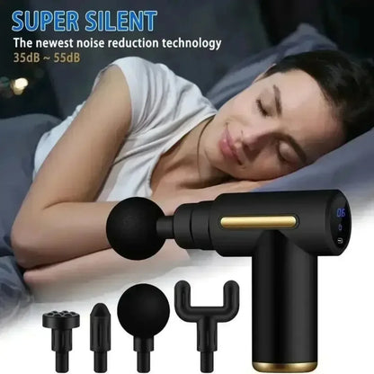 Mini USB Massage Gun – Portable Quiet Muscle Relaxer for Neck, Shoulders, Back & Travel Recovery