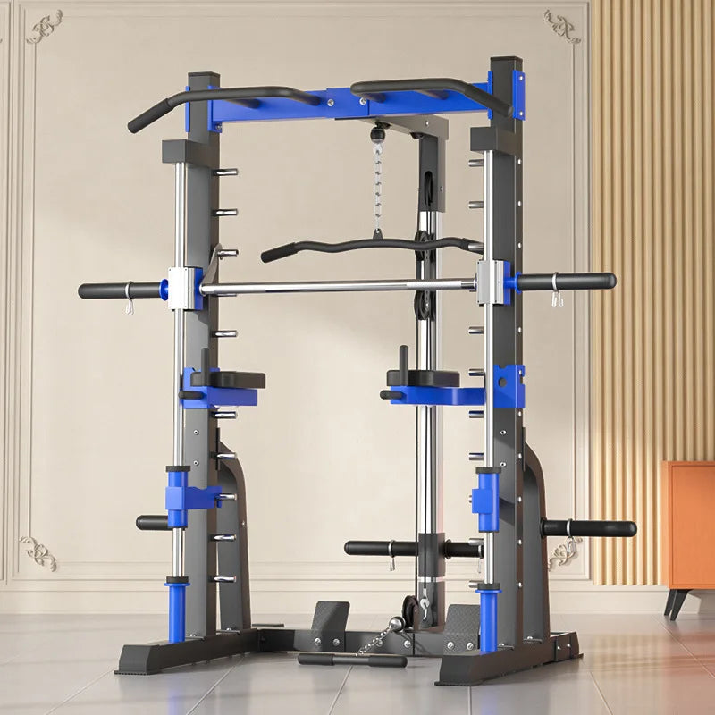 Multi-Function Smith Machine Home Gym – All-in-One Strength Training & Squat Rack System