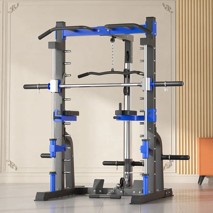 Multi-Function Smith Machine Home Gym – All-in-One Strength Training & Squat Rack System
