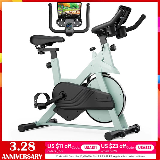 Superun Exercise Bike with 32-Level Magnetic Resistance