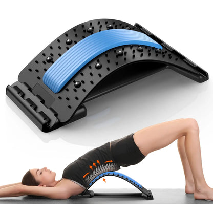 Back Stretcher for Back Pain Relief,  Lower and Upper Back Support for Herniated Disc