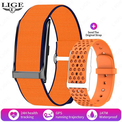 LIGE Smart Fitness Band with Heart Rate & Activity Tracking (iOS/Android)