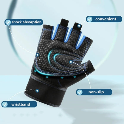 Gym Gloves for Men Women Fitness Weight Lifting Wristband  Exercise Cycling Glove Shockproof