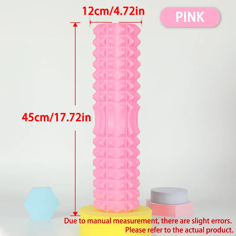 Foam Massage Roller (30/45cm) – Deep Tissue Muscle Relief for Fitness, Physiotherapy & Sports Recovery