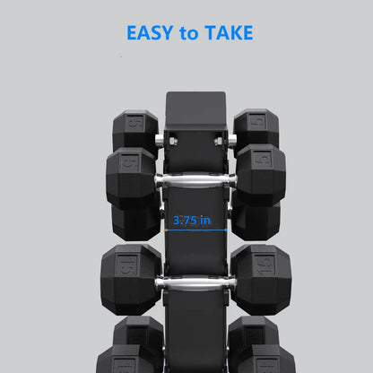 Steel Dumbbell Rack Stand (A-Frame) for Home Gym