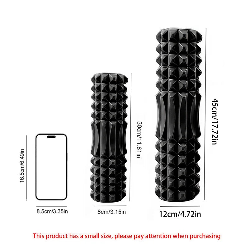 Foam Massage Roller (30/45cm) – Deep Tissue Muscle Relief for Fitness, Physiotherapy & Sports Recovery