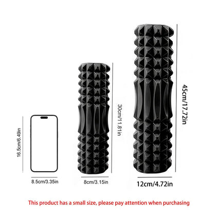Foam Massage Roller (30/45cm) – Deep Tissue Muscle Relief for Fitness, Physiotherapy & Sports Recovery