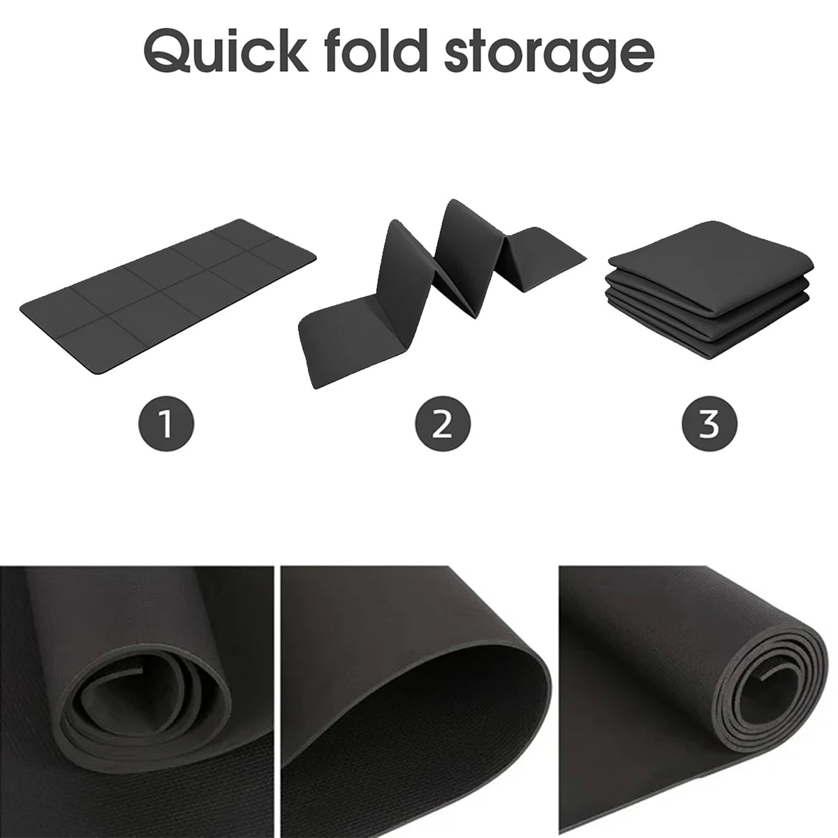 Y4mm EVA Foam Yoga Mat for Fitness & Pilates
