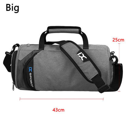Large Fitness Gym Bag – Wet/Dry Compartments, Shoe Storage, Travel & Workout Duffel