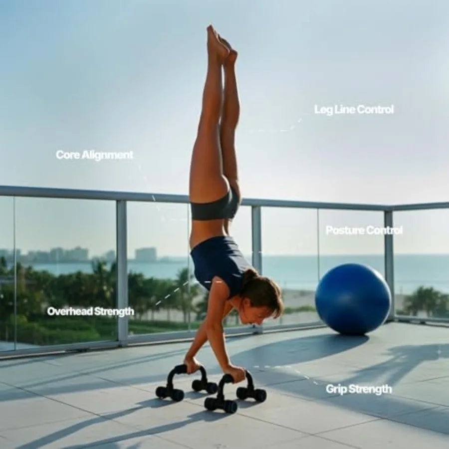 Push Up Bars & Handles for Home Workouts | Calisthenics Parallettes for Strength Training