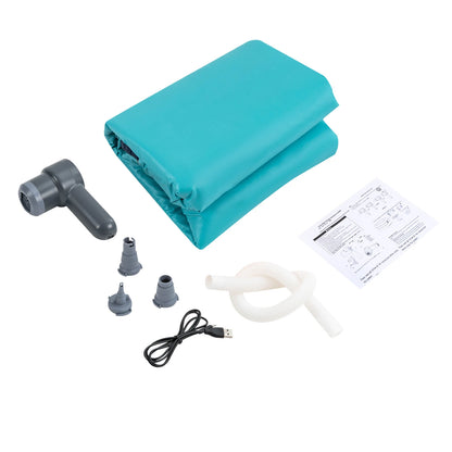 Inflatable Adult Ice Bath Tub with Electric Air Pump – Portable Hot & Cold Therapy Bath