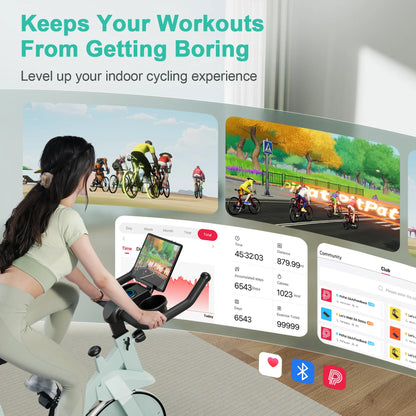 Superun Exercise Bike with 32-Level Magnetic Resistance