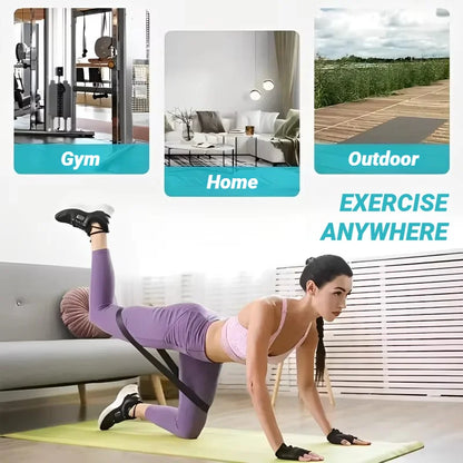 TPE Resistance Bands for Strength Training, Yoga & Fitness