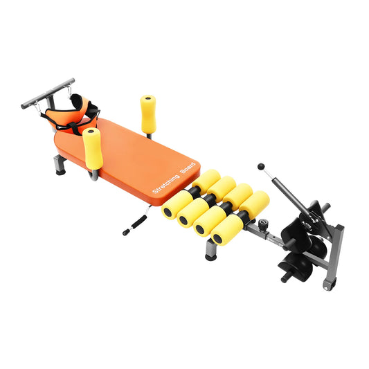 Adjustable Back Stretch Bench, Neck Stretcher Table Workout Bench for Spinal Decompression Neck Back Pain Relief
