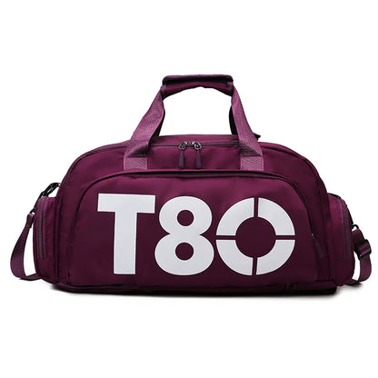 Gym Sports Backpack – Fitness Travel Duffle Bag with Shoe Compartment for Yoga & Workout