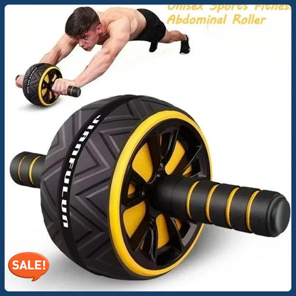 Silent Ab Roller Wheel – Core Strength & Abdominal Workout Equipment for Home Fitness