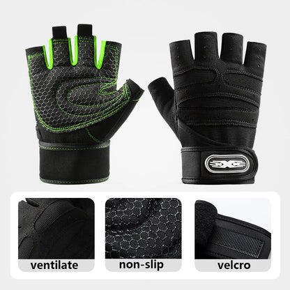 Gym Gloves for Men Women Fitness Weight Lifting Wristband  Exercise Cycling Glove Shockproof