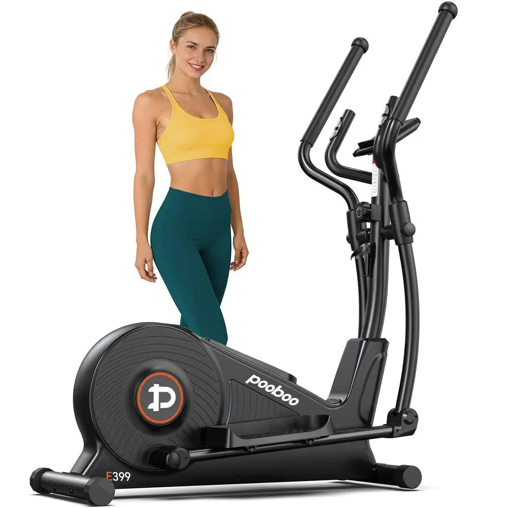 Home Elliptical Exercise Machine – Hyper-Quiet Magnetic Resistance with LCD Monitor
