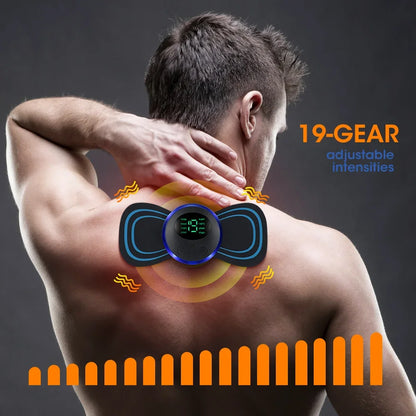 EMS Electric Neck Massager – Low Frequency Muscle Stimulator for Neck, Back & Body Recovery