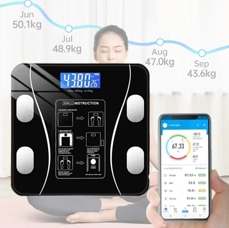 USB Intelligent Precise Body Fat Home Digital Scale Accurate Body Weight