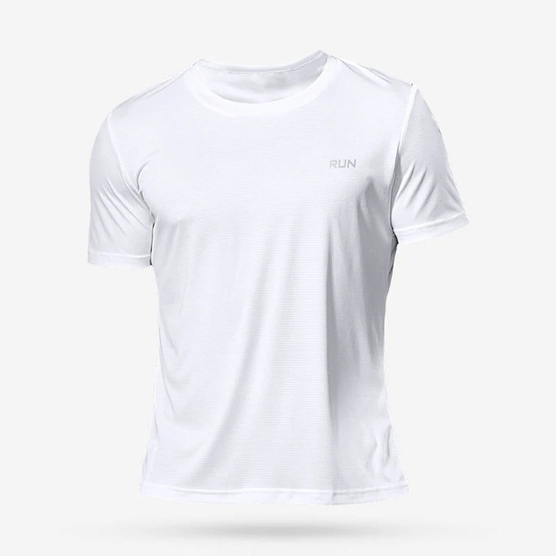 Men’s Oversized Quick-Dry T-Shirt – Gym, Running & Fitness Short Sleeve Top
